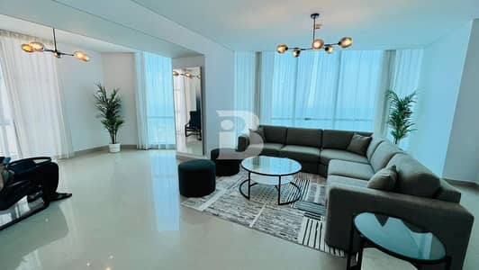 3 Bedroom Apartment for Rent in Corniche Road, Abu Dhabi - Fully Furnished  ✦  No Commission ✦  Full Sea View