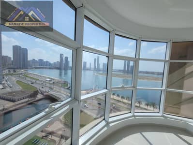 2 Bedroom Apartment for Rent in Al Khan, Sharjah - First shifting Two Bedroom Spacious Apartment sea veiw |Chiller,Gym,Pool,Parking| Free