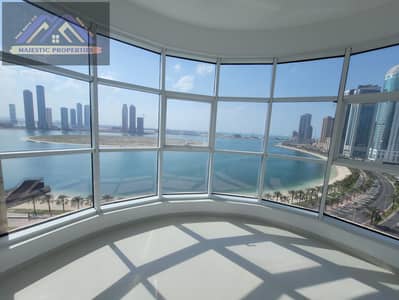 3 Bedroom Flat for Rent in Al Khan, Sharjah - First shifting Three bedroom luxary apartment sea veiw |Chiller,Gym,pool,parking| Free