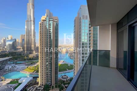 3 Bedroom Apartment for Rent in Downtown Dubai, Dubai - Fully Furnished | Burj + Fountain Views | Vacant