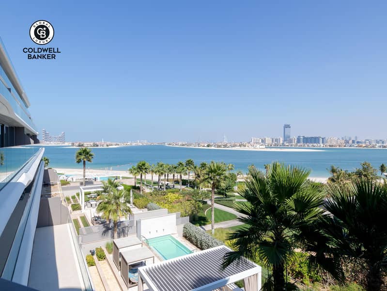 Specious Penthouse| Palm and beach view| furnished