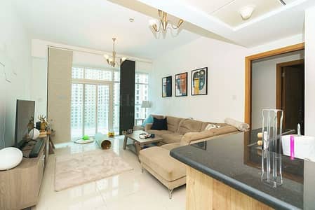 شقة 1 غرفة نوم للايجار في دبي مارينا، دبي - شقة في برج كونتيننتال،دبي مارينا 1 غرفة 110000 درهم - 8684514