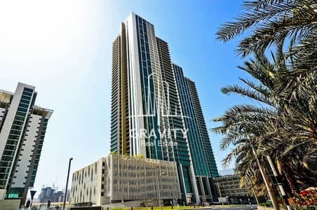 1 Bedroom Apartment for Sale in Al Reem Island, Abu Dhabi - High Floor | Sea + Community View | Call Us Now!!