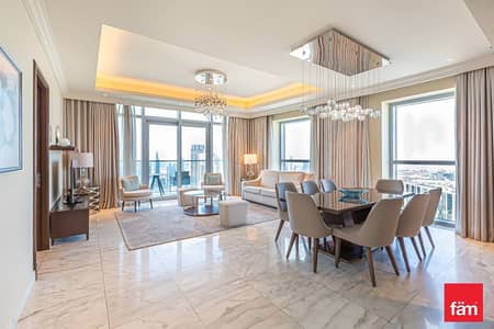 3 Bedroom Flat for Rent in Downtown Dubai, Dubai - Sky Collection | Burj Khalifa and Fountain Views