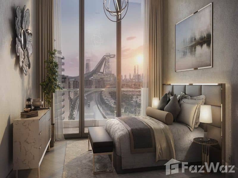 1 غرفة نوم شقة للبيع علي Azizi Riviera (Phase 1)