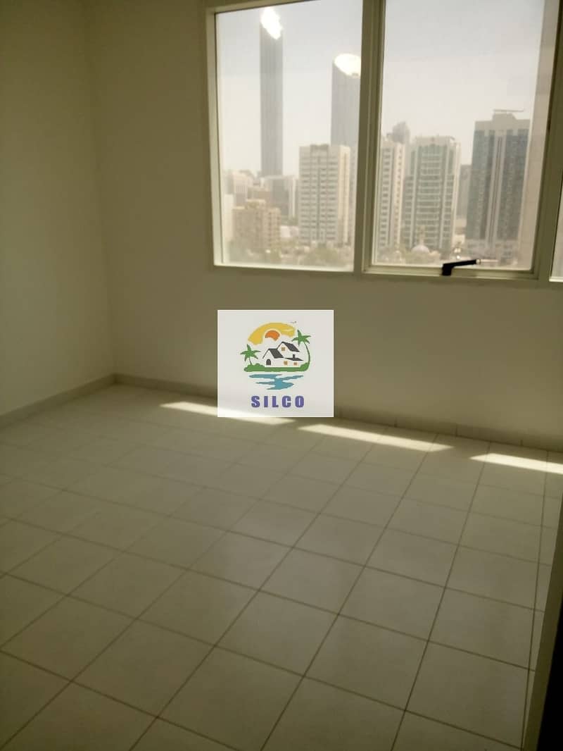 1 B/R CENTRAL A/C FLAT IN KHALIDIYA FOR 50K