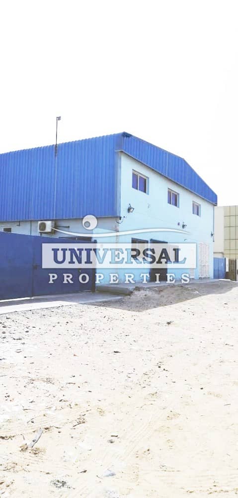 15,000 Sqft Warehouse With Yard in New Industrial Area Ajman 3 Phase 275 Kva Electricity