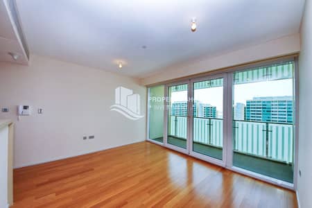 فلیٹ 1 غرفة نوم للبيع في شاطئ الراحة، أبوظبي - 1-br-apartment-abu-dhabi-al-raha-beach-al-muneera-al-sana-dining-area-1. JPG