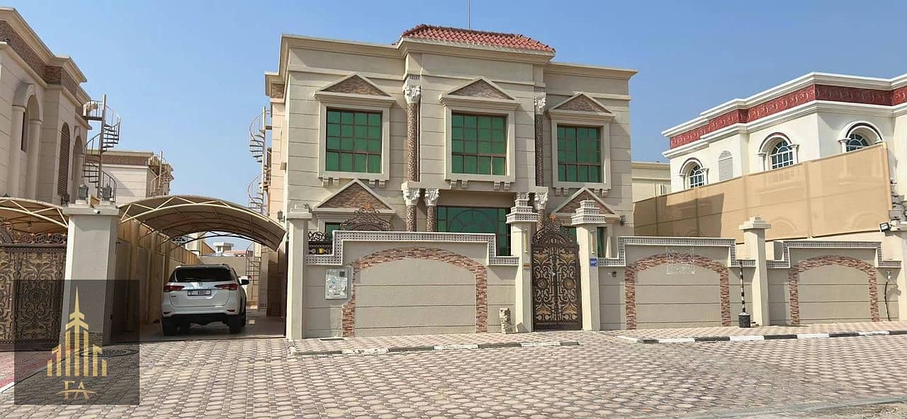 Villa for rent in Al Hamidiya area, in the best residential location, a very large area