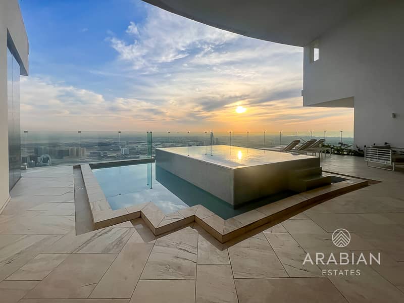 Luxurious 4 Bedroom with Private Pool | High Floor