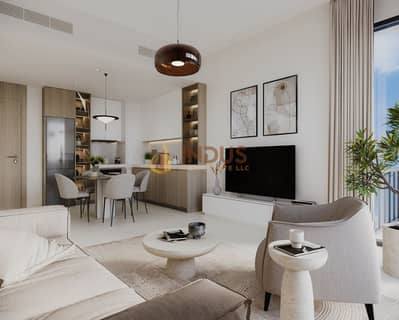 2 Cпальни Апартаменты Продажа в Таун Сквер, Дубай - LIVING ROOM 1. jpg