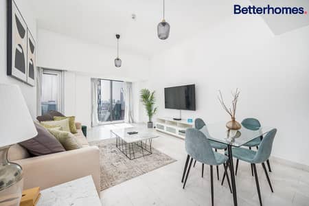 1 Bedroom Flat for Rent in Dubai Marina, Dubai - Furnished | Marina view | High floor