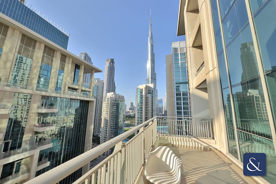 Large Layout | Balcony | Burj Khalifa View