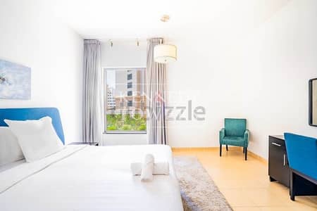 فلیٹ 1 غرفة نوم للايجار في جميرا بيتش ريزيدنس، دبي - شقة حديثة | تصميم واسع | إطلالة مذهلة