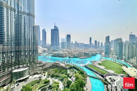 3 Bedroom Apartment for Rent in Downtown Dubai, Dubai - Burj and Fountain View | Furnished | Best Layout