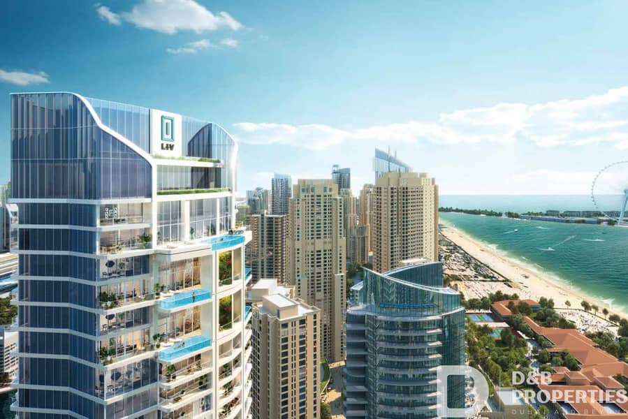 位于迪拜码头，奢华生活大厦 1 卧室的公寓 3000000 AED - 8695108