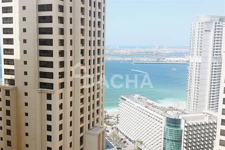 2 Bedroom Apartment for Rent in Jumeirah Beach Residence (JBR), Dubai - Unfurnished I View Today I With Balcony
