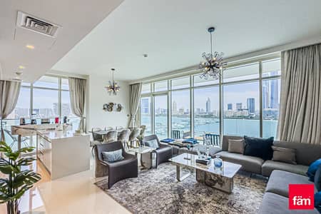 3 Bedroom Apartment for Sale in Dubai Harbour, Dubai - SERENE | STYLISH | SEAFRONT: 3BR GRANDEUR