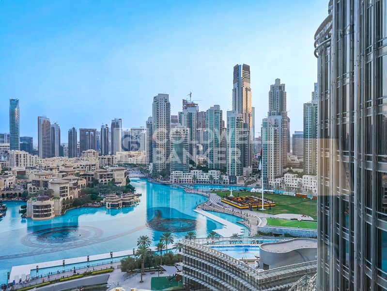 *Best Unit in Armani-Stunning Full Fountain View**