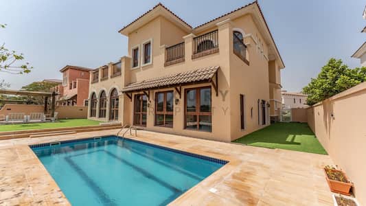 4 Bedroom Villa for Rent in Jumeirah Golf Estates, Dubai - Newly Renovated | Pool and Golf Views  | Vacant