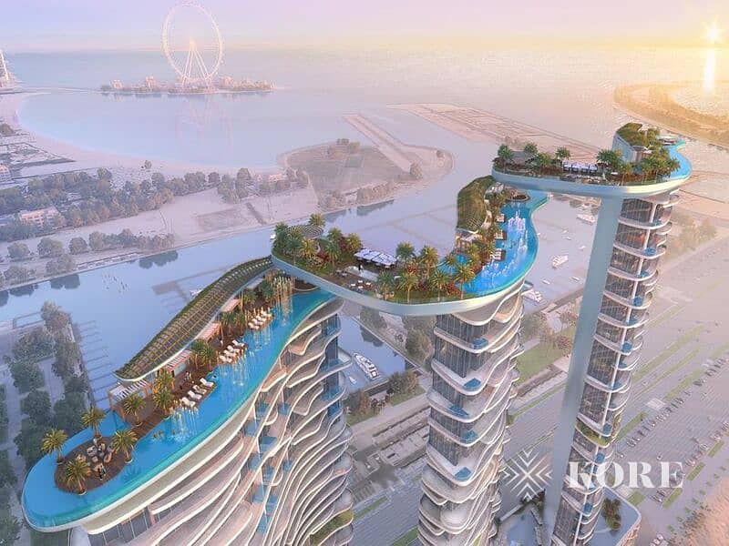 位于迪拜港，卡瓦利达马克海湾综合公寓，DAMAC 海湾大厦 A 座 2 卧室的公寓 6300000 AED - 8698288
