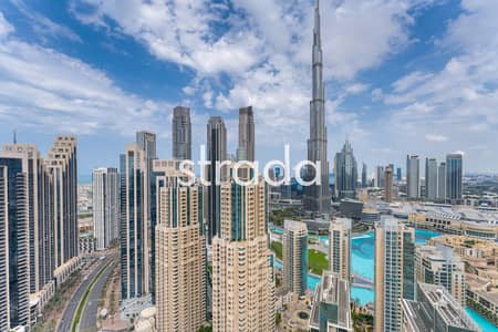 3 Bedroom Flat for Rent in Downtown Dubai, Dubai - High Floor | Great View | Luxury Apartment