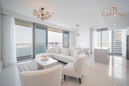 3 Bedroom Apartment for Sale in Dubai Harbour, Dubai - Amazing Corner Palm View | Vacant | High Floor