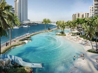 3 Bedroom Apartment for Sale in Dubai Creek Harbour, Dubai - PHPP - SC Waiver | Corner Unit | Beach Facing