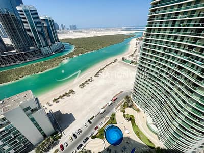 1 Bedroom Apartment for Sale in Al Reem Island, Abu Dhabi - Perfect Unit | Sea & Beach View | Full Facilities