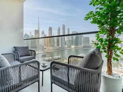 1 Bedroom Flat for Sale in Business Bay, Dubai - Burj Khalifa View | Vacant | Fully Furnished