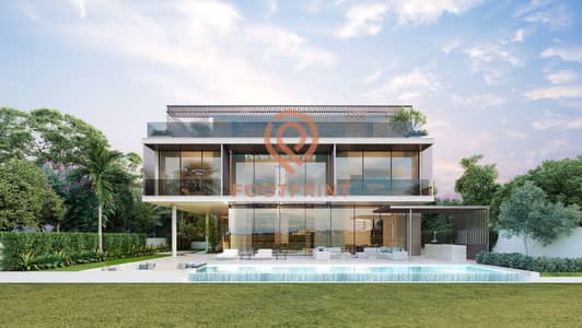 7 Bedroom Villa for Sale in DAMAC Hills, Dubai - V1000_Rear view 01. jpg
