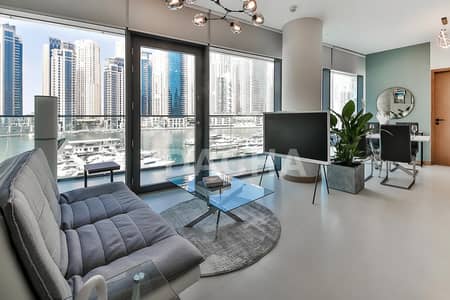 2 Bedroom Flat for Sale in Dubai Marina, Dubai - Full Marina View | Furnished | Special Layout