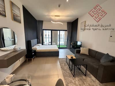 Studio for Rent in Muwaileh, Sharjah - Fully furnish studio with balcony and gym pool