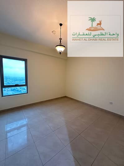 For annual rent, two rooms and a hall in Al Majaz 2, air conditioning, owner, gym and free swimming pool