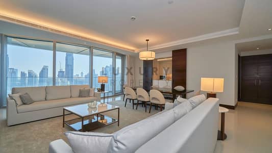3 Bedroom Flat for Sale in Downtown Dubai, Dubai - High Floor | Furnished | Burj Khalifa View