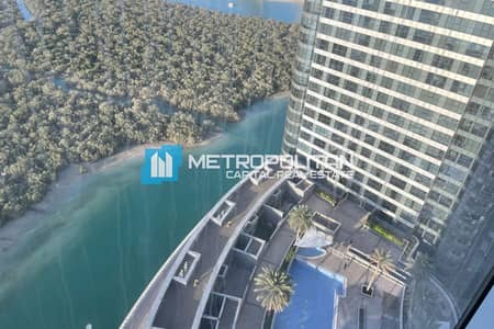 1 Bedroom Apartment for Sale in Al Reem Island, Abu Dhabi - Mangrove View| High Floor | Bright Layout | Rented