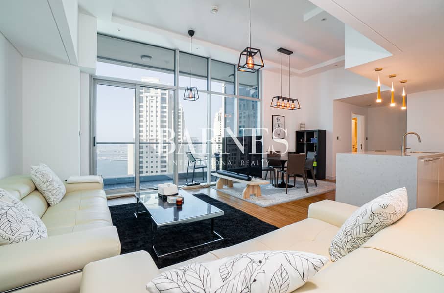 Sea and Marina Views | Luxurious 2BR Penthouse