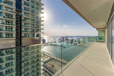 3 Bedroom Apartment for Rent in Dubai Harbour, Dubai - FULLY FURNISHED I PALM+MARINA VIEW I LARGE LAYOUT