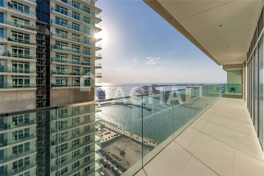 位于迪拜港，艾玛尔海滨社区，日出海湾公寓 3 卧室的公寓 450000 AED - 8662784