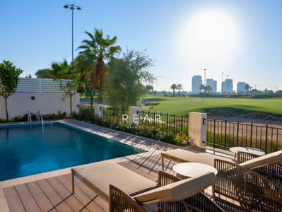 5 Bedroom Villa for Sale in DAMAC Hills, Dubai - FULL GOLF COURSE VIEW | FULLY FURNISHED | 5BR+MAID
