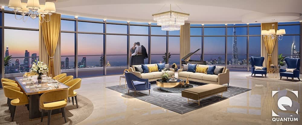 5 Bed Penthouse|Panoramic Views of Burj.
