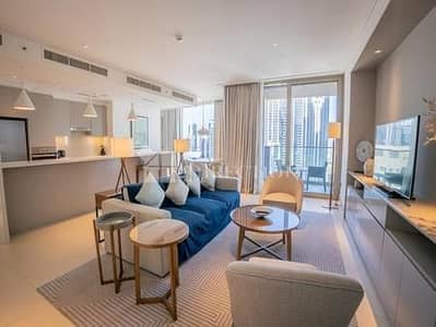 2 Bedroom Flat for Rent in Downtown Dubai, Dubai - Furnished |  Burj Khalifa View |  Bills Included