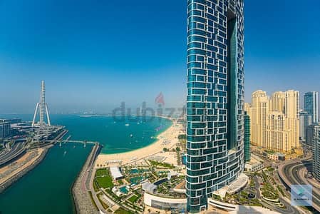 迪拜码头， 迪拜 2 卧室单位待租 - 位于迪拜码头，5242大厦，5242大厦1号 2 卧室的公寓 18500 AED - 8497683