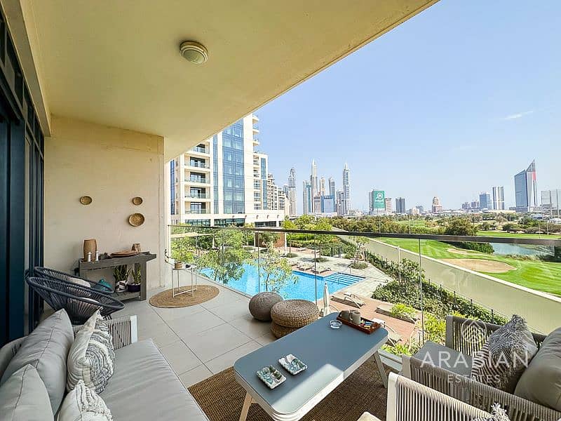 Large 3Bed + Maid | Amazing Golf View | Vacant