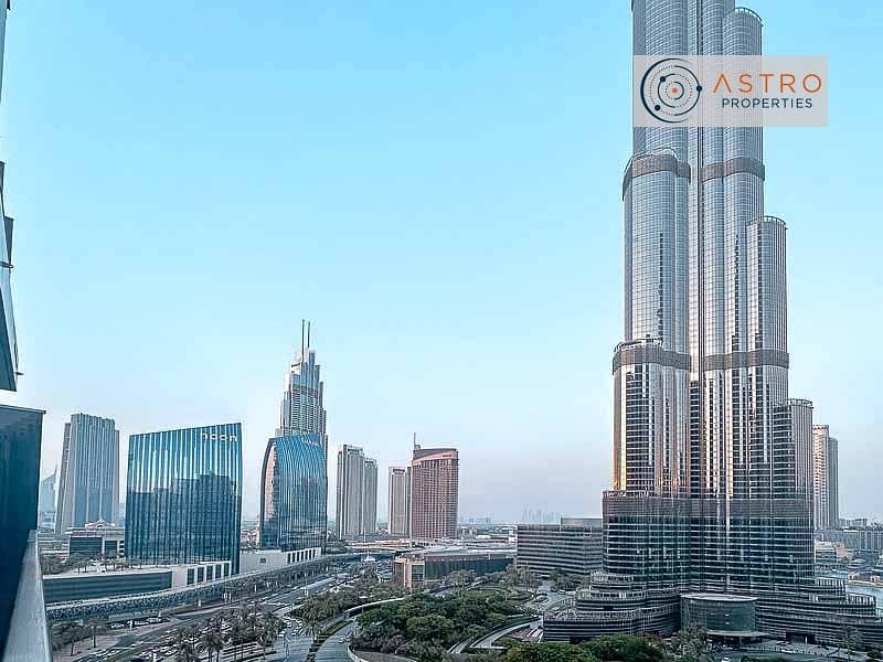 Fully Furnished | Burj Khalifa View |Ready to move