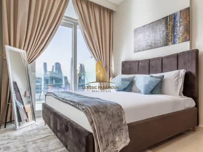 1 Bedroom Flat for Rent in Business Bay, Dubai - Aesthetically Furnished | Burj View | High Floor