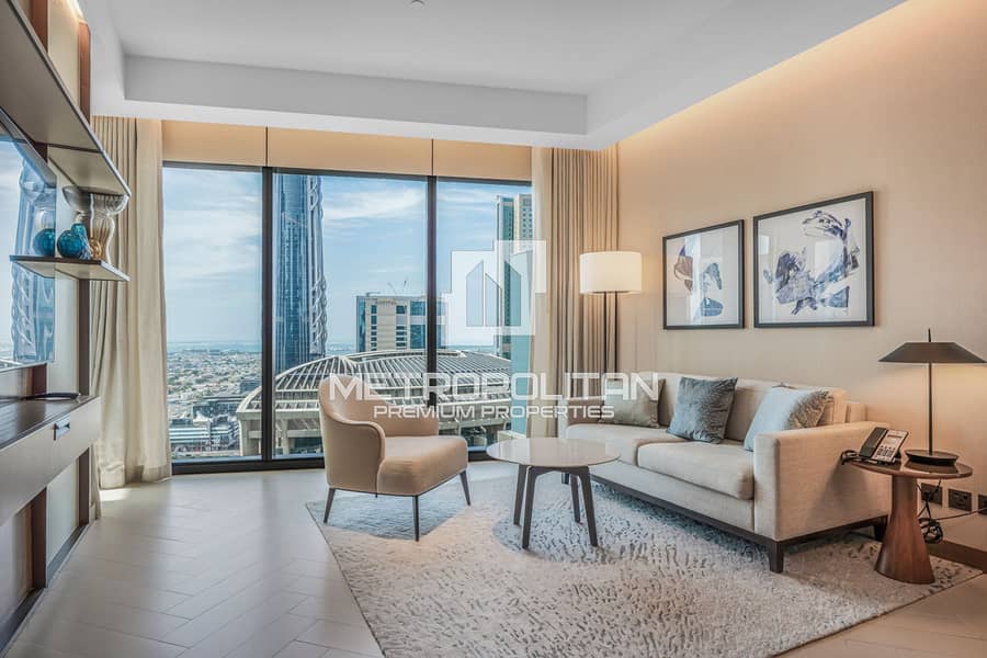 位于迪拜市中心，迪拜歌剧院谦恭公寓，The Address Residences Dubai Opera Tower 2 2 卧室的公寓 295000 AED - 8709029