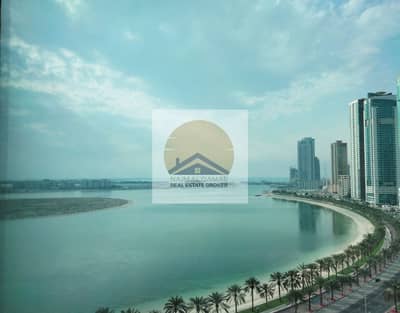 2 Bedroom Flat for Rent in Al Khan, Sharjah - Panoramic View/Free Chiller AC,H. C,Parking/New Luxury Both Master 2-BR with Wardrobes/ At Al Khan Lagoon