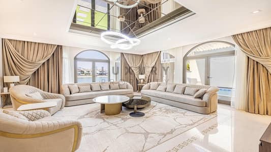 5 Bedroom Villa for Rent in Palm Jumeirah, Dubai - Fully Furnished | Atrium Entry | Bills Included