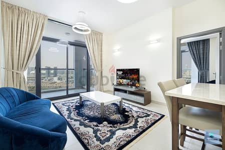 شقة 1 غرفة نوم للايجار في قرية جميرا الدائرية، دبي - NEWLY FURNISHED / ALL BILLS INCLUDED / HIGH FLOOR